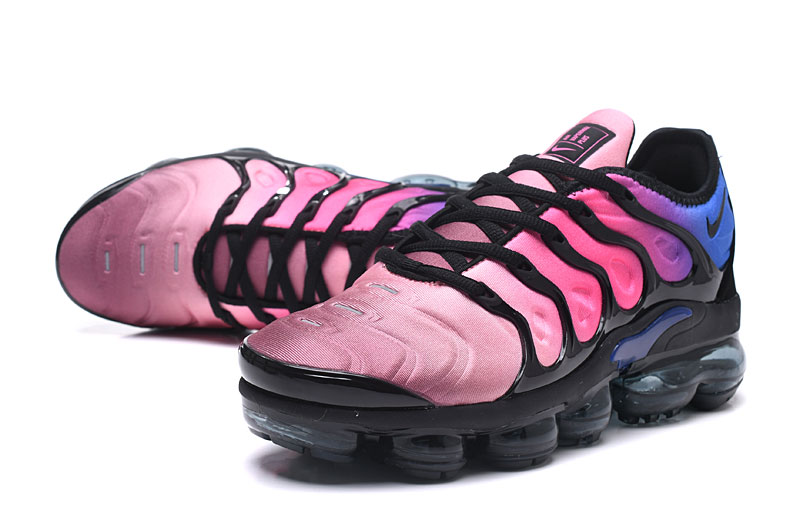 Men Nike Air Max TN Plus Shine Red Black Blue Shoes